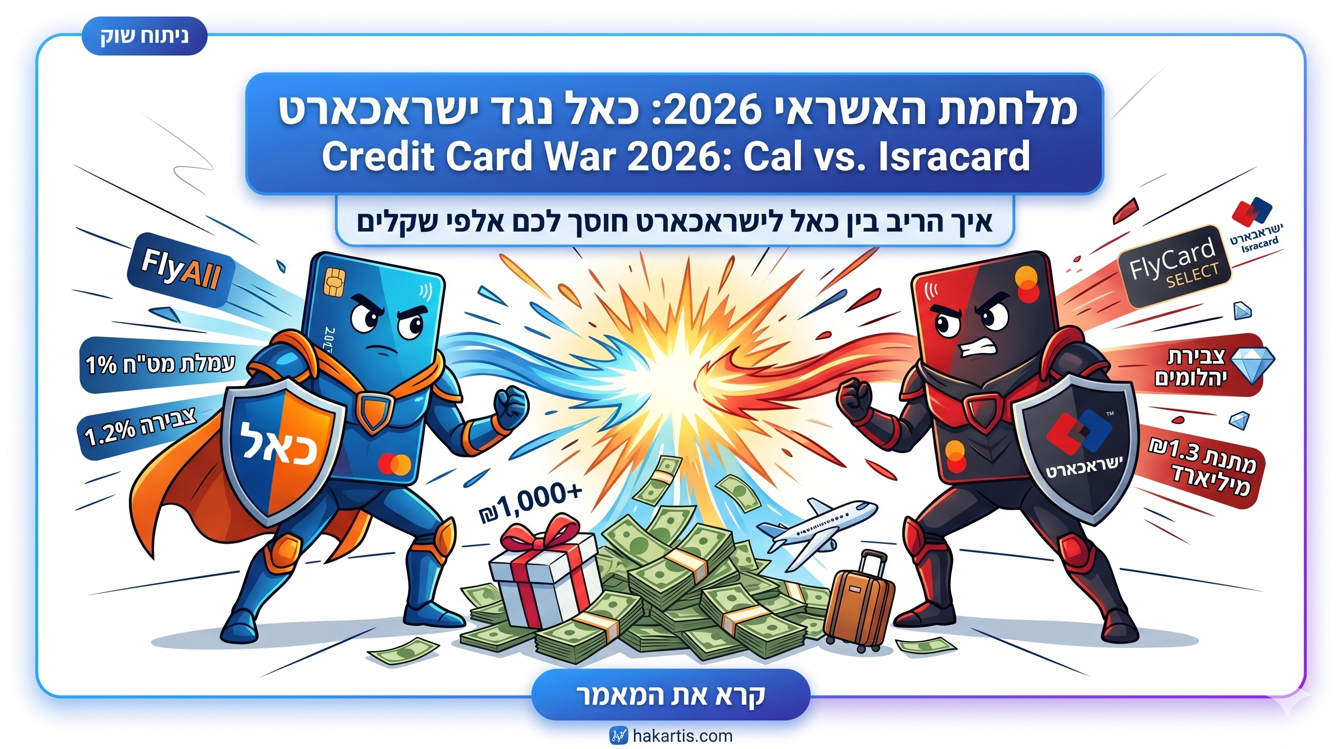 איך הריב בין כאל לישראכארט חוסך לכם אלפי שקלים